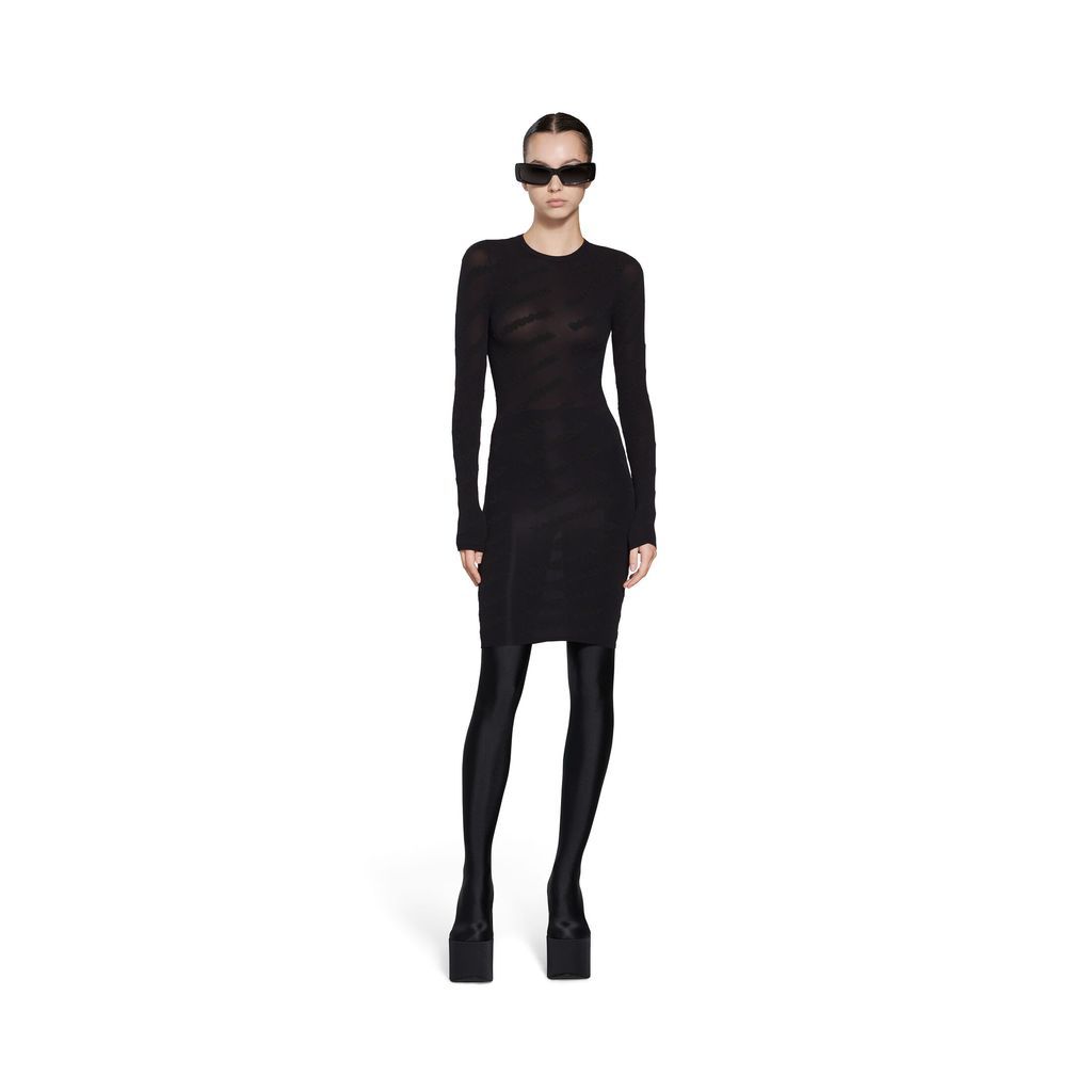 Mini Allover Logo Dress