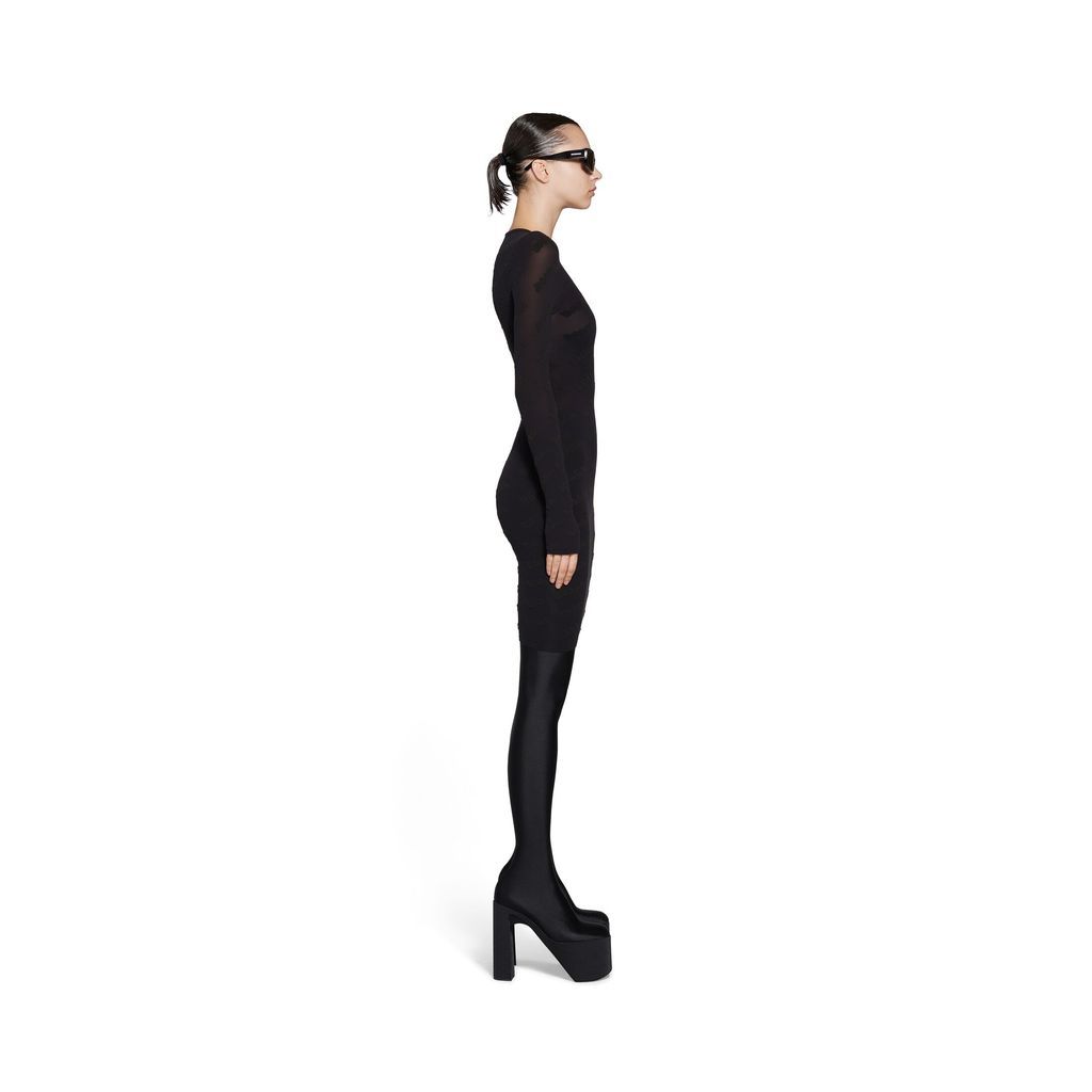Mini Allover Logo Dress