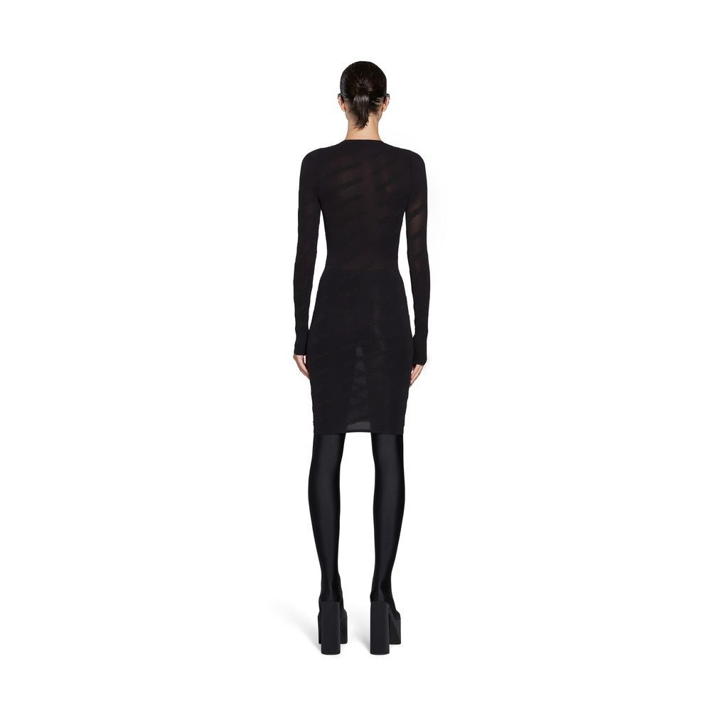 Mini Allover Logo Dress