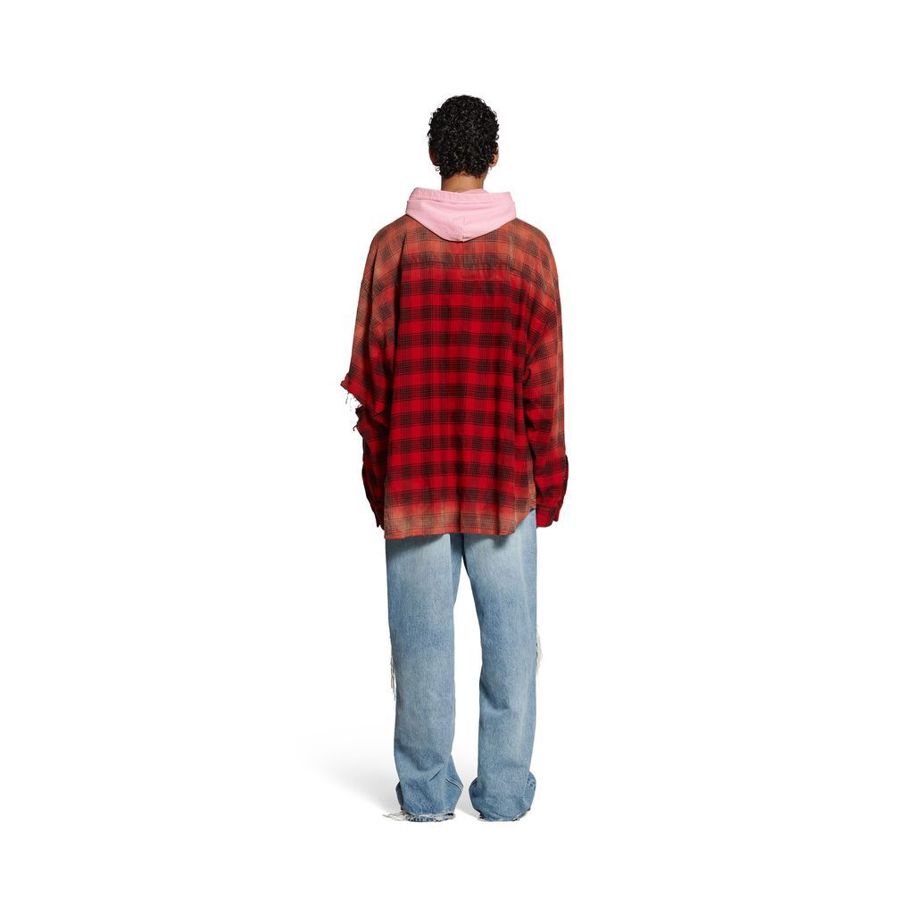 Balenciaga Hooded Shirt Oversized