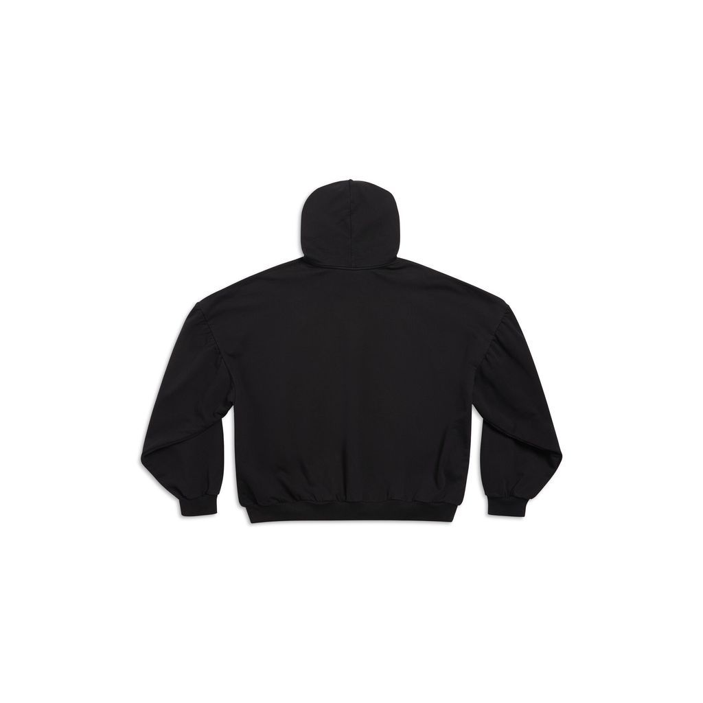 Back Flip Round Hoodie Oversized