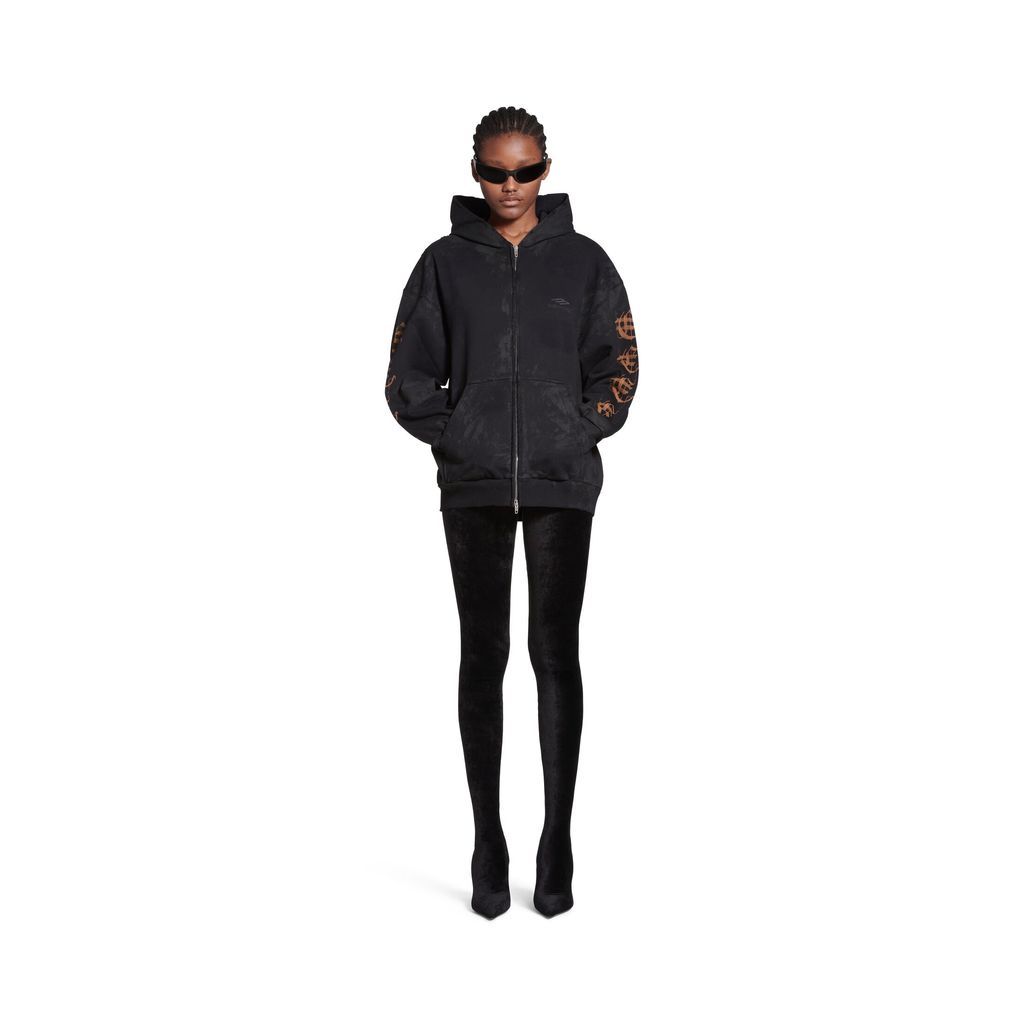Heavy Metal Zip-Up Hoodie Small Fit