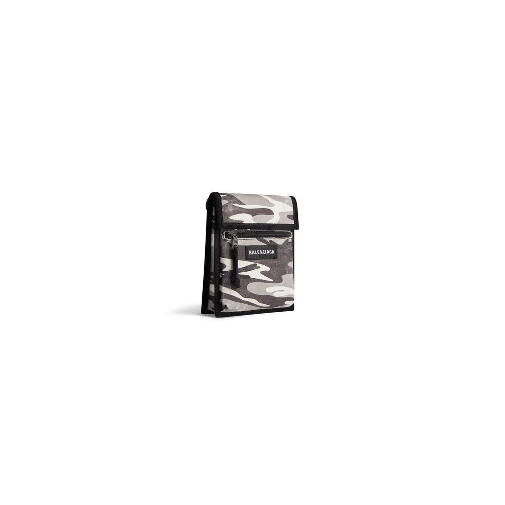 Explorer Small Pouch With Strap Camo Print 