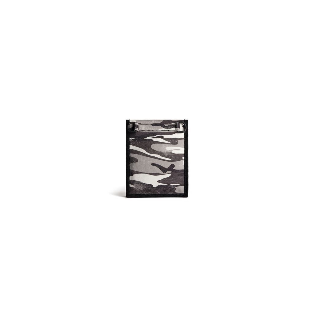Explorer Small Pouch With Strap Camo Print 