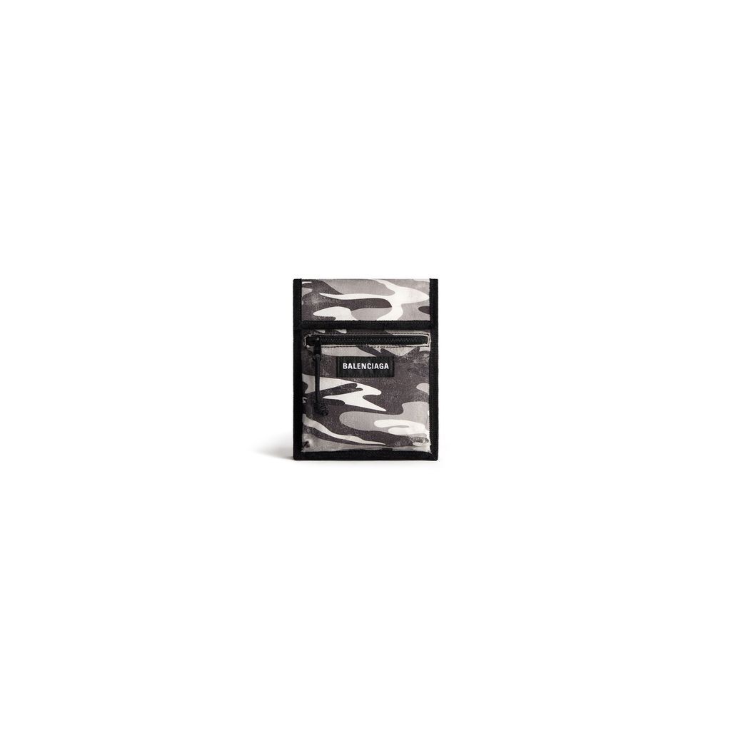 Explorer Small Pouch With Strap Camo Print 