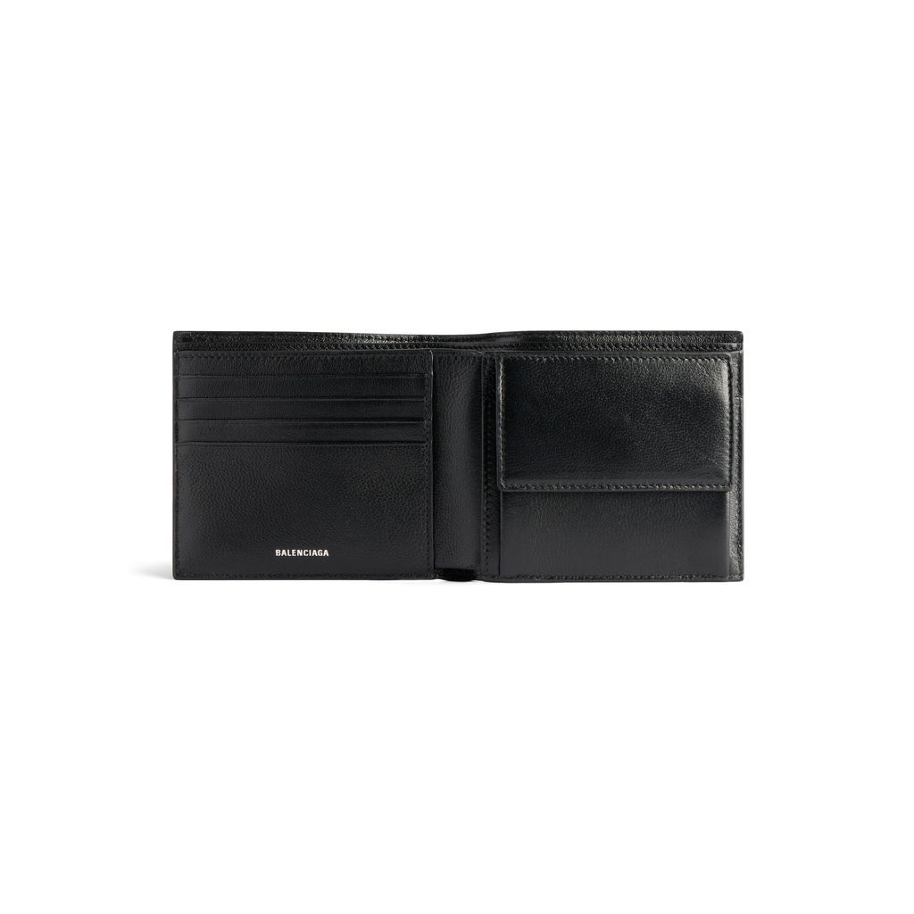 Signature Square Folded Coin Wallet BB Monogram Coated Canvas