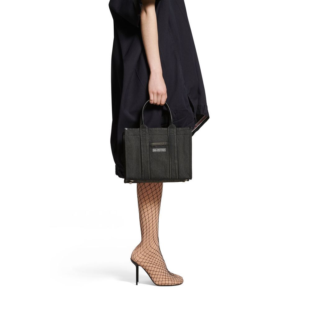 Japan Exclusive - Hardware Small Tote Bag With Strap Denim