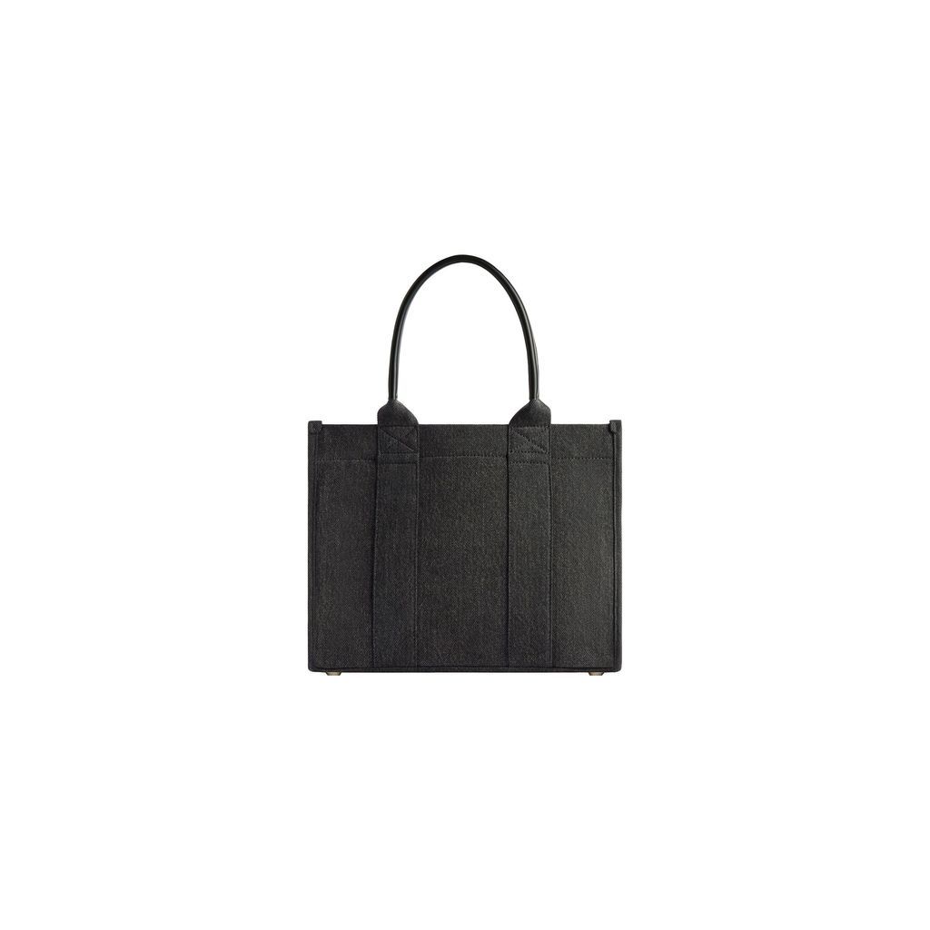 Japan Exclusive - Hardware Small Tote Bag With Strap Denim