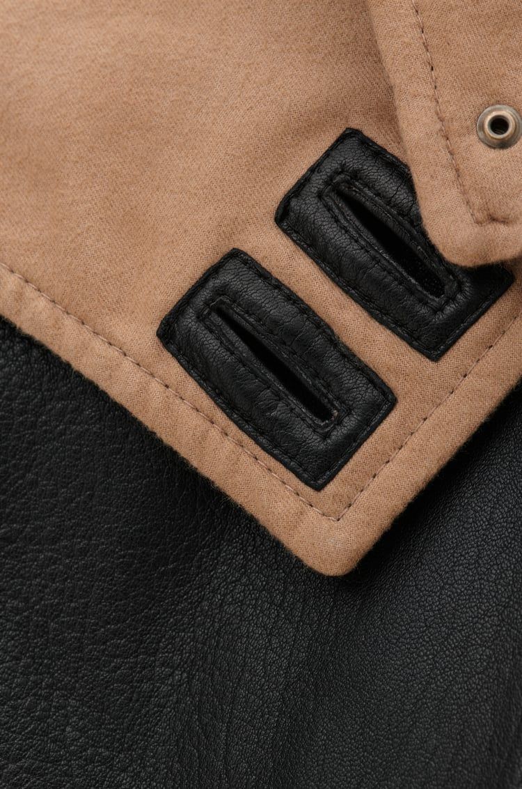 Biker jacket in nappa lambskin