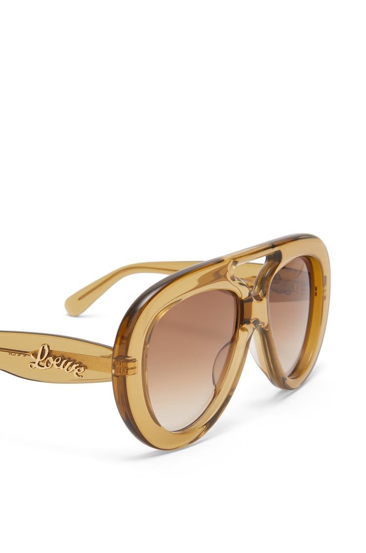 Round Spoiler Aviator sunglasses