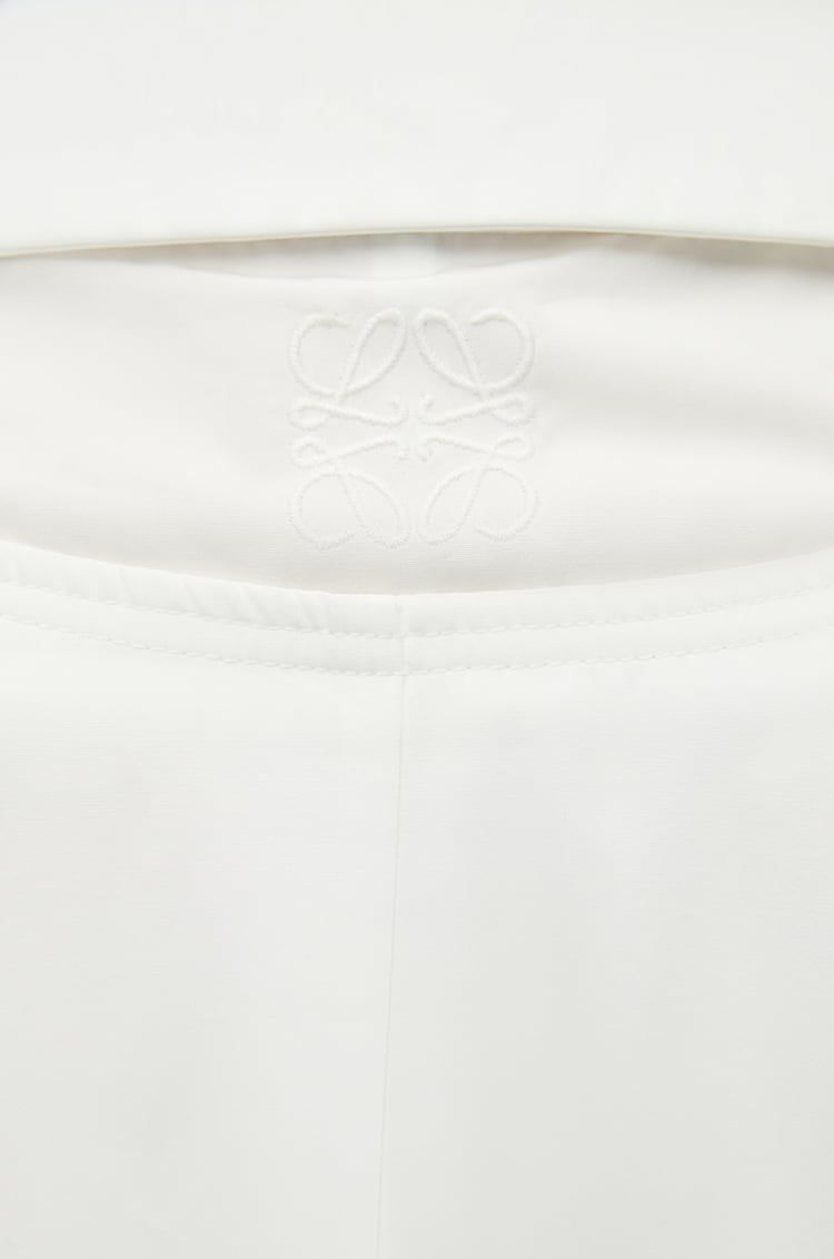 Double layer dress in cotton