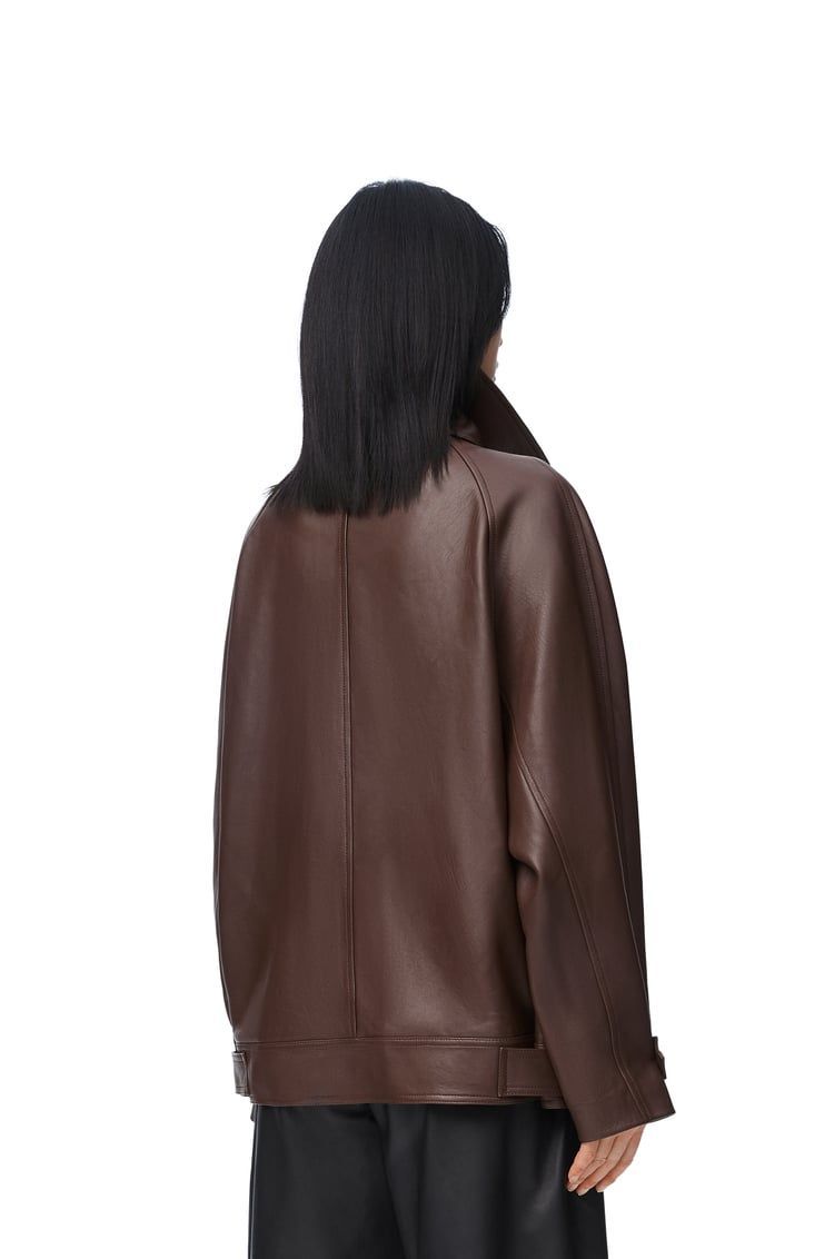 Bow jacket in nappa lambskin