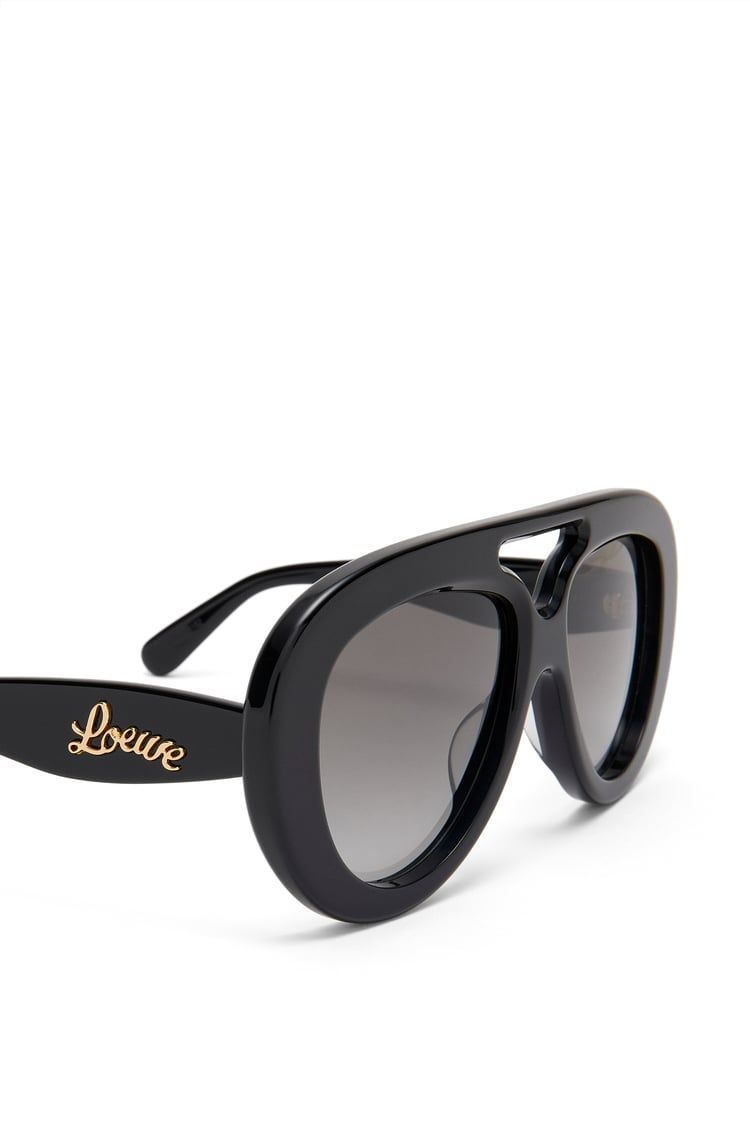 Round Spoiler Aviator sunglasses