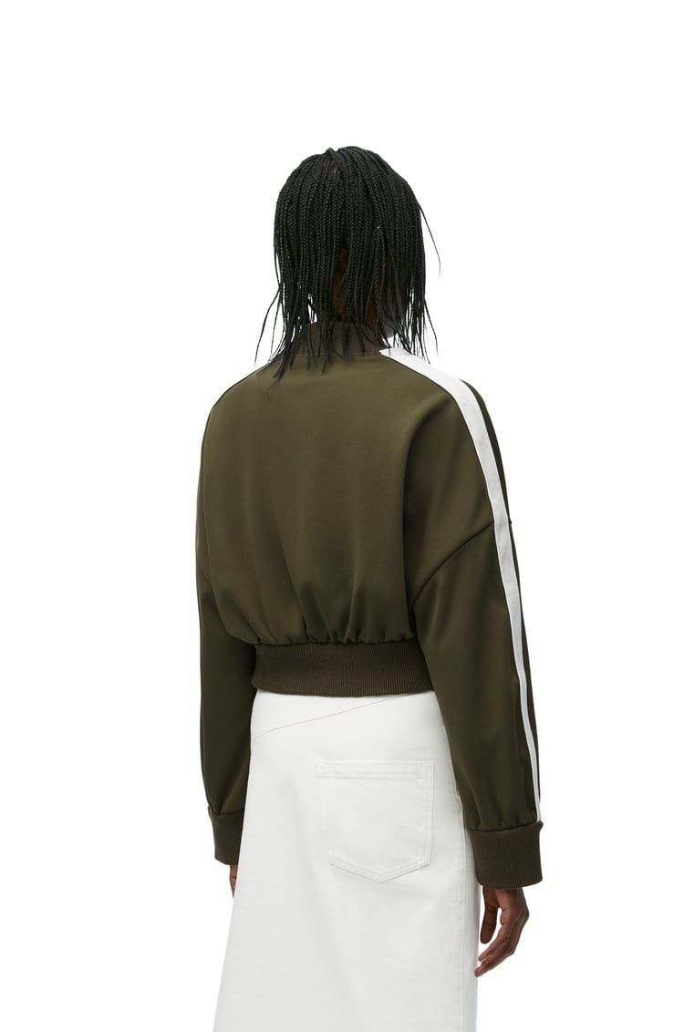 Bomber jacket in technical jersey
