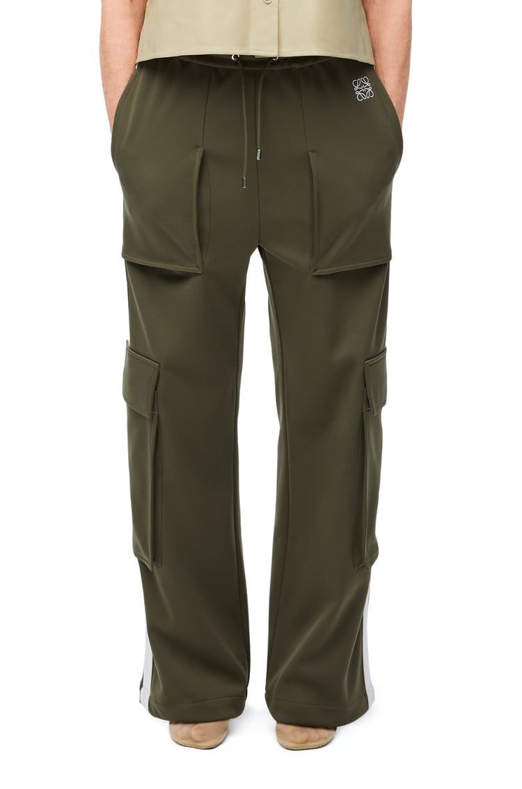 Cargo trousers in technical jersey
