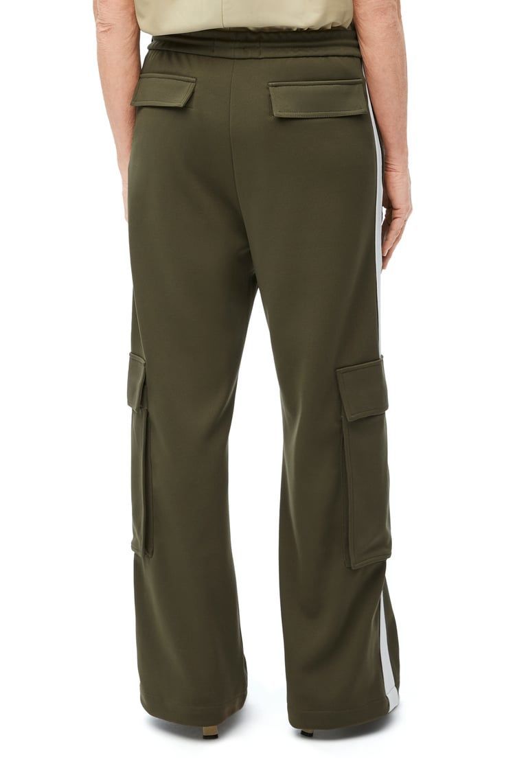 Cargo trousers in technical jersey