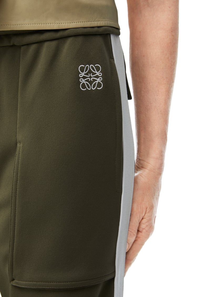 Cargo trousers in technical jersey