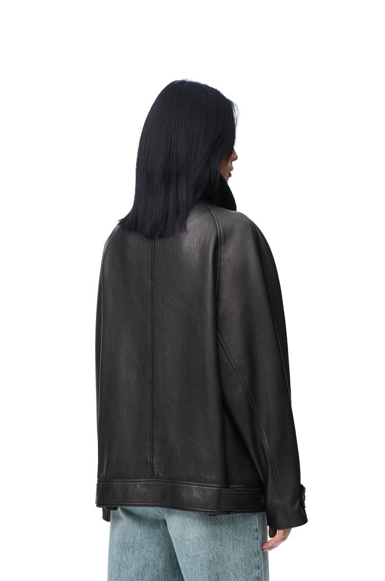 Bow jacket in nappa lambskin