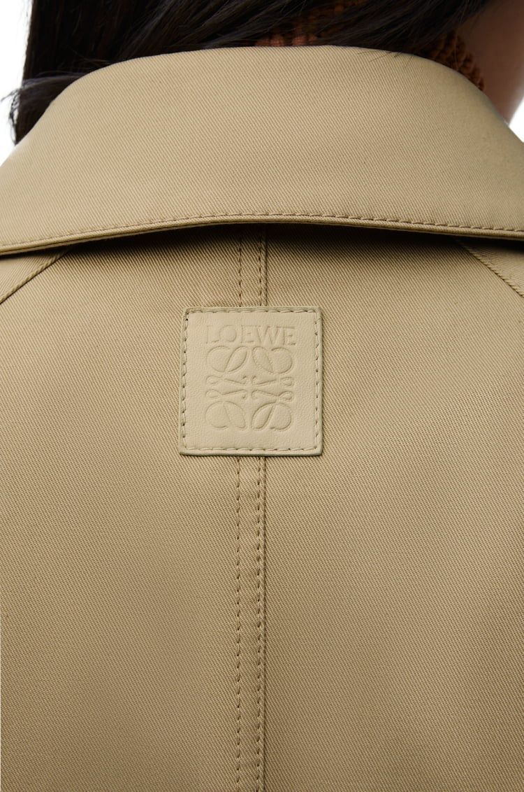 Trapeze jacket in cotton