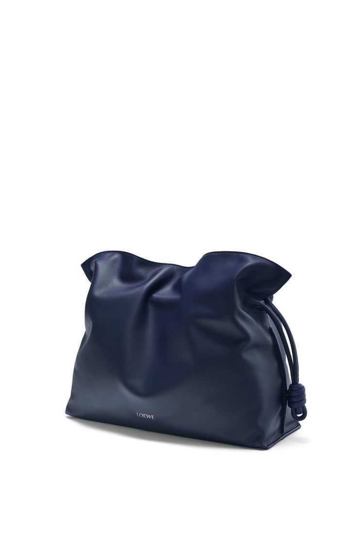 Large Flamenco clutch in nappa calfskin