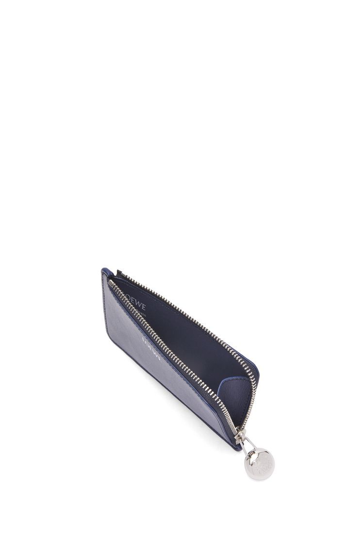 Pebble coin cardholder in shiny nappa calfskin