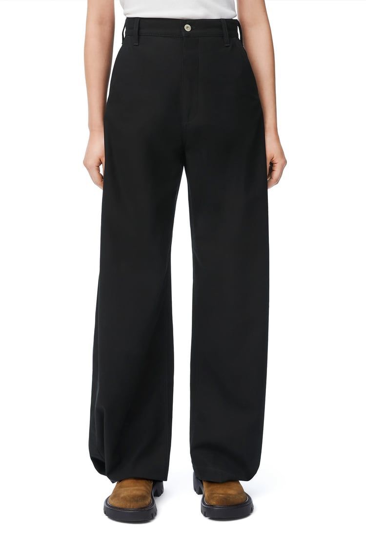 Balloon trousers in cotton
