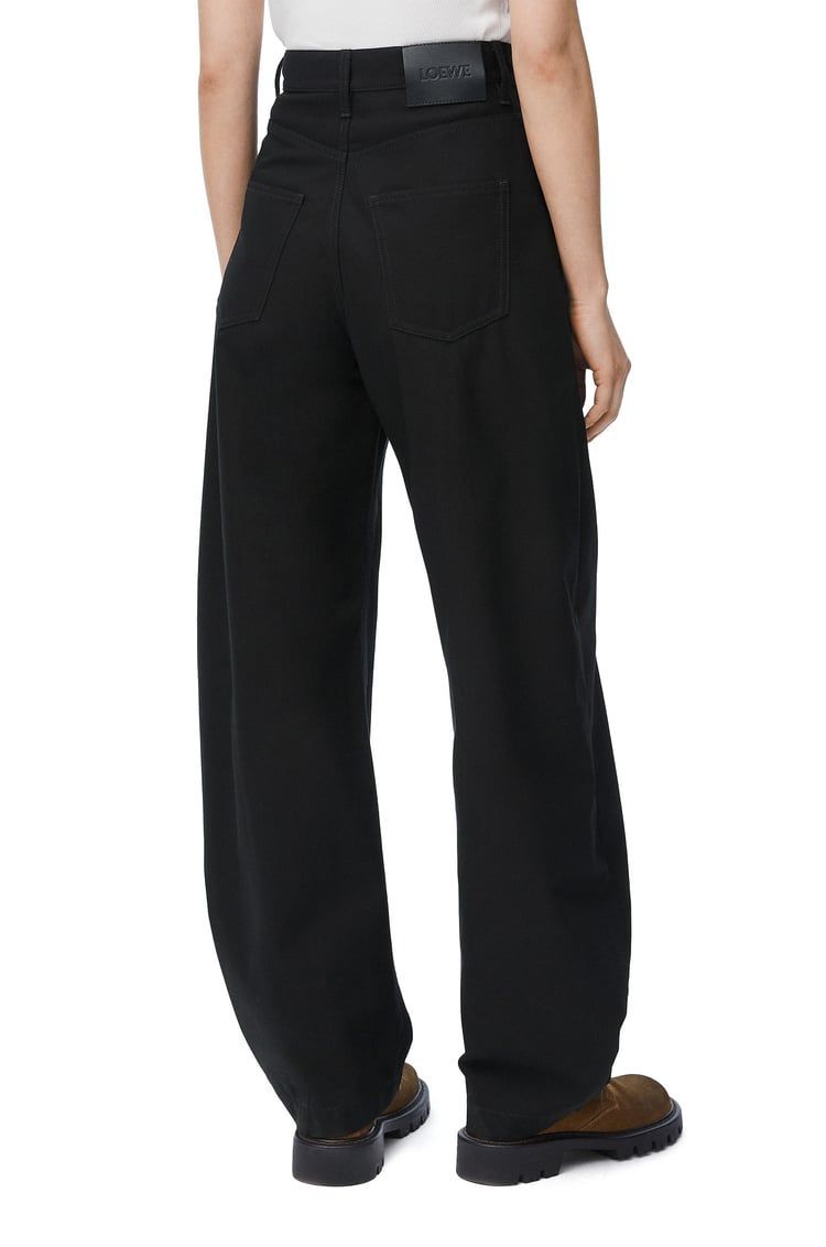 Balloon trousers in cotton
