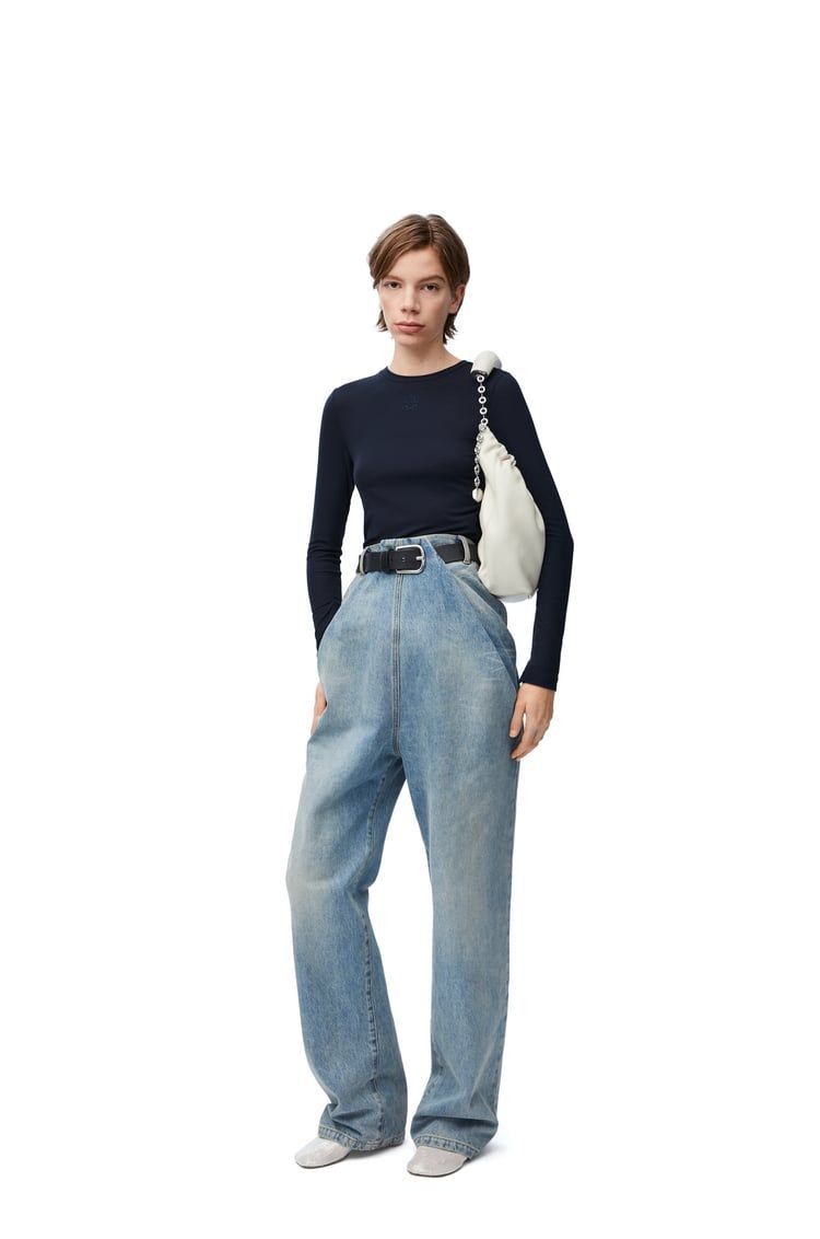 Long sleeve top in modal