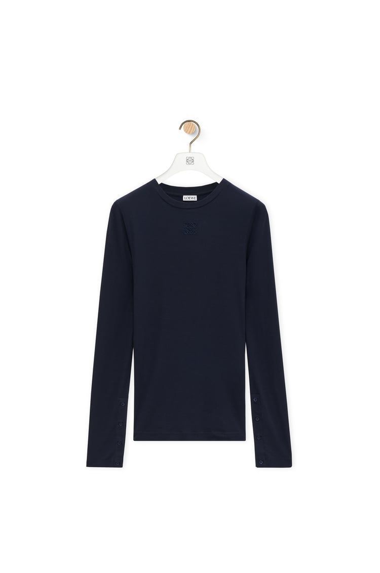 Long sleeve top in modal