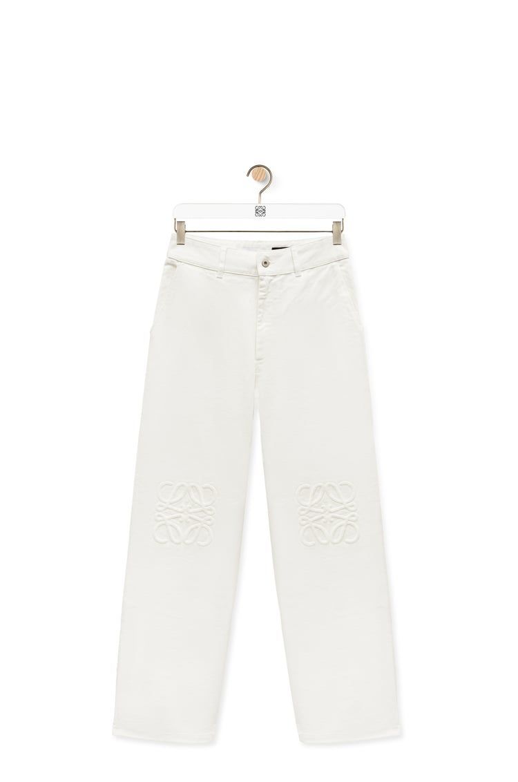 Anagram baggy jeans in denim