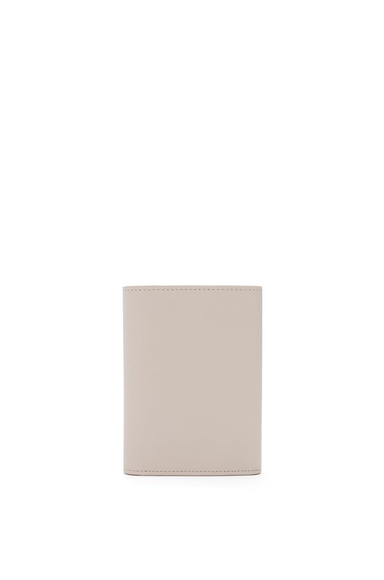 Insects small vertical wallet in satin calfskin