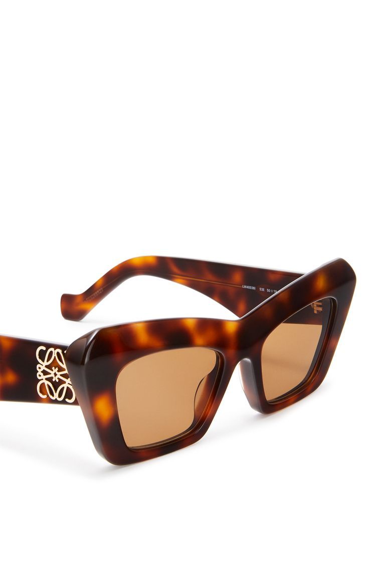 Cateye sunglasses in acetate