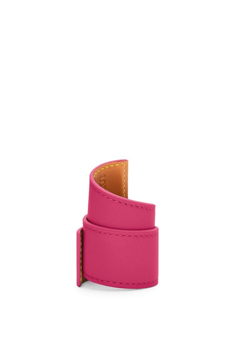 Small slap bracelet in calfskin
