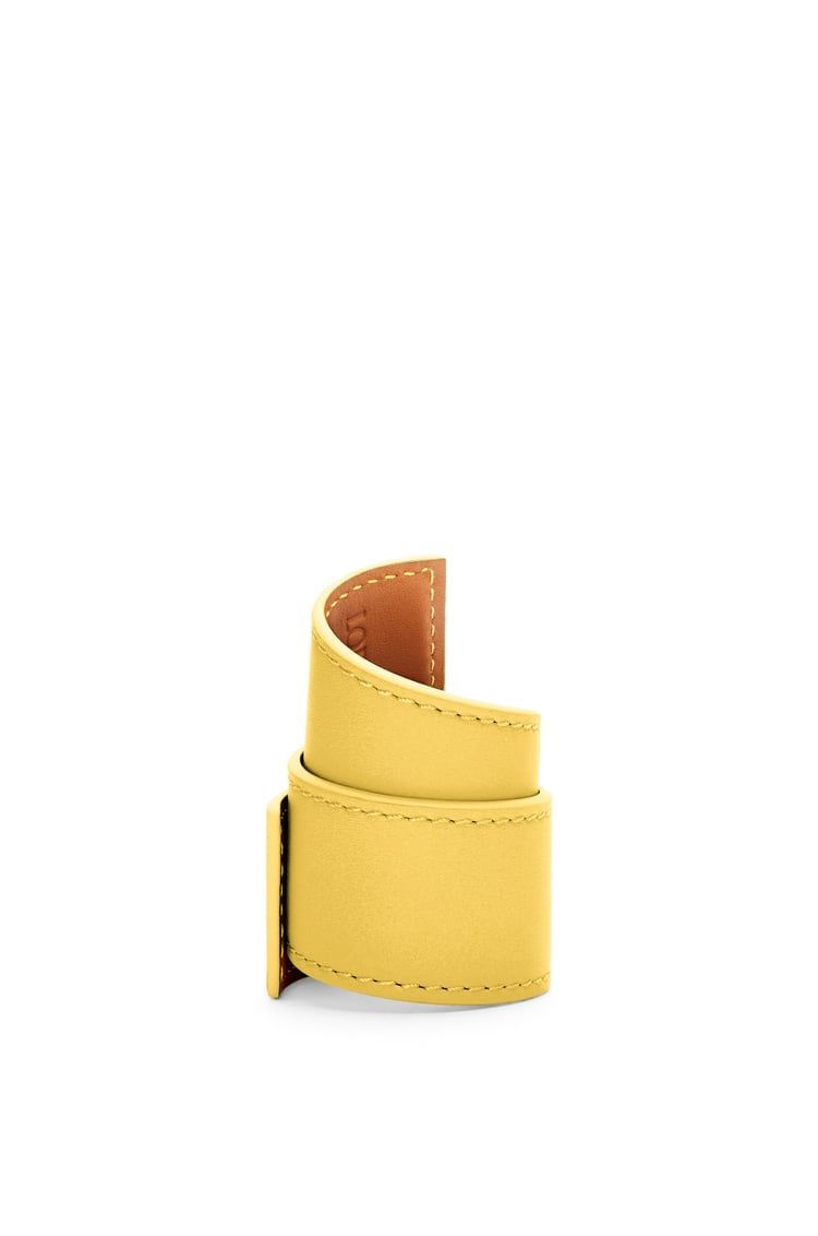 Small slap bracelet in calfskin