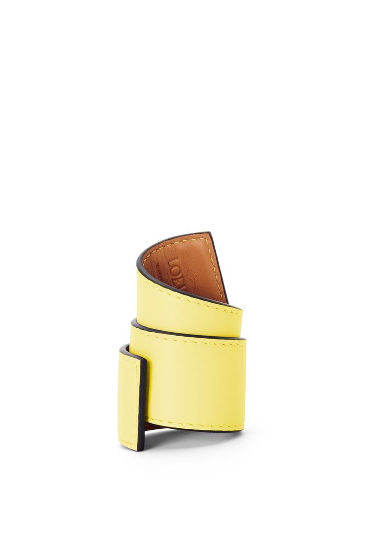 Small slap bracelet in calfskin