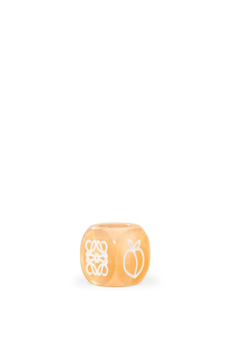Small Fruit dice in acrylic