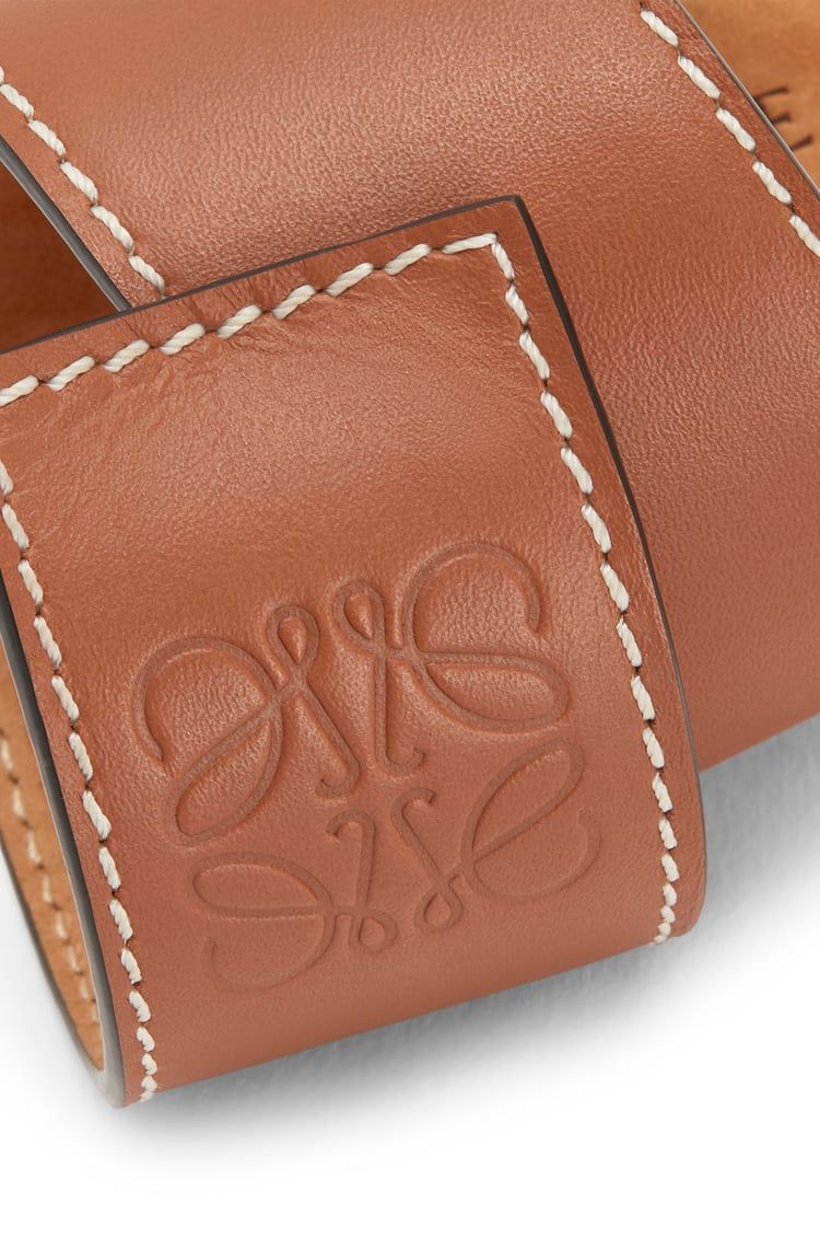 Slap bracelet in calfskin