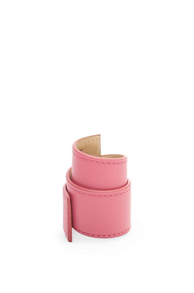 Slap bracelet in calfskin