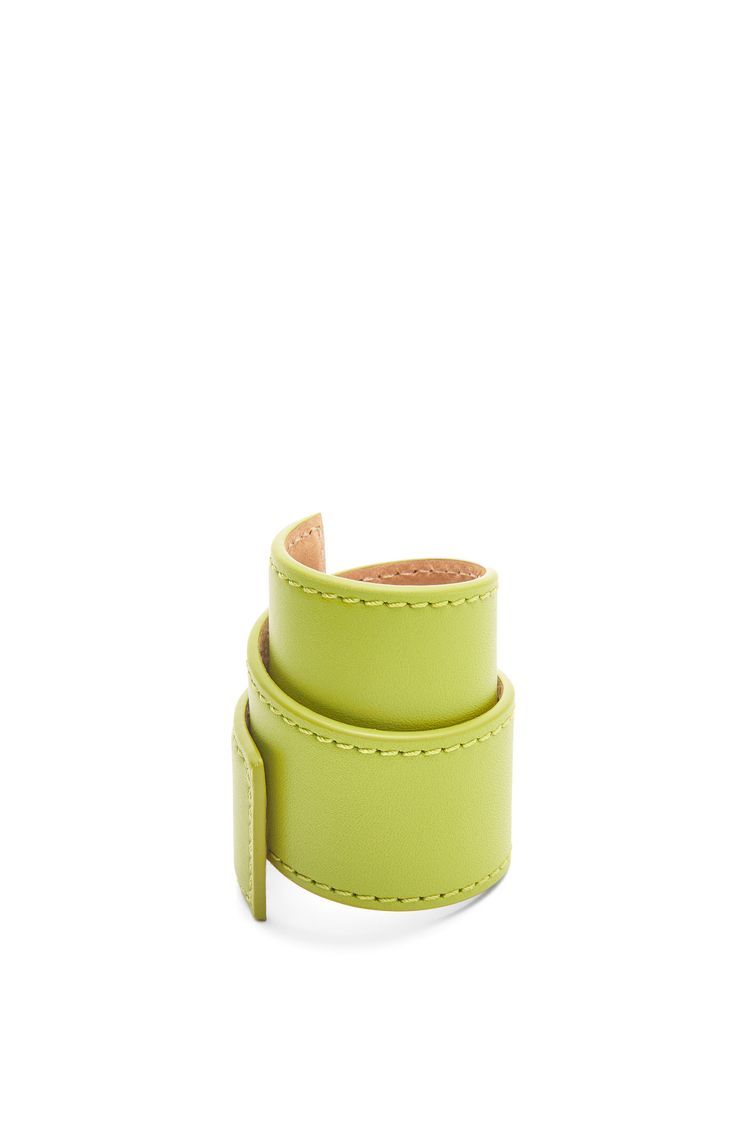 Slap bracelet in calfskin