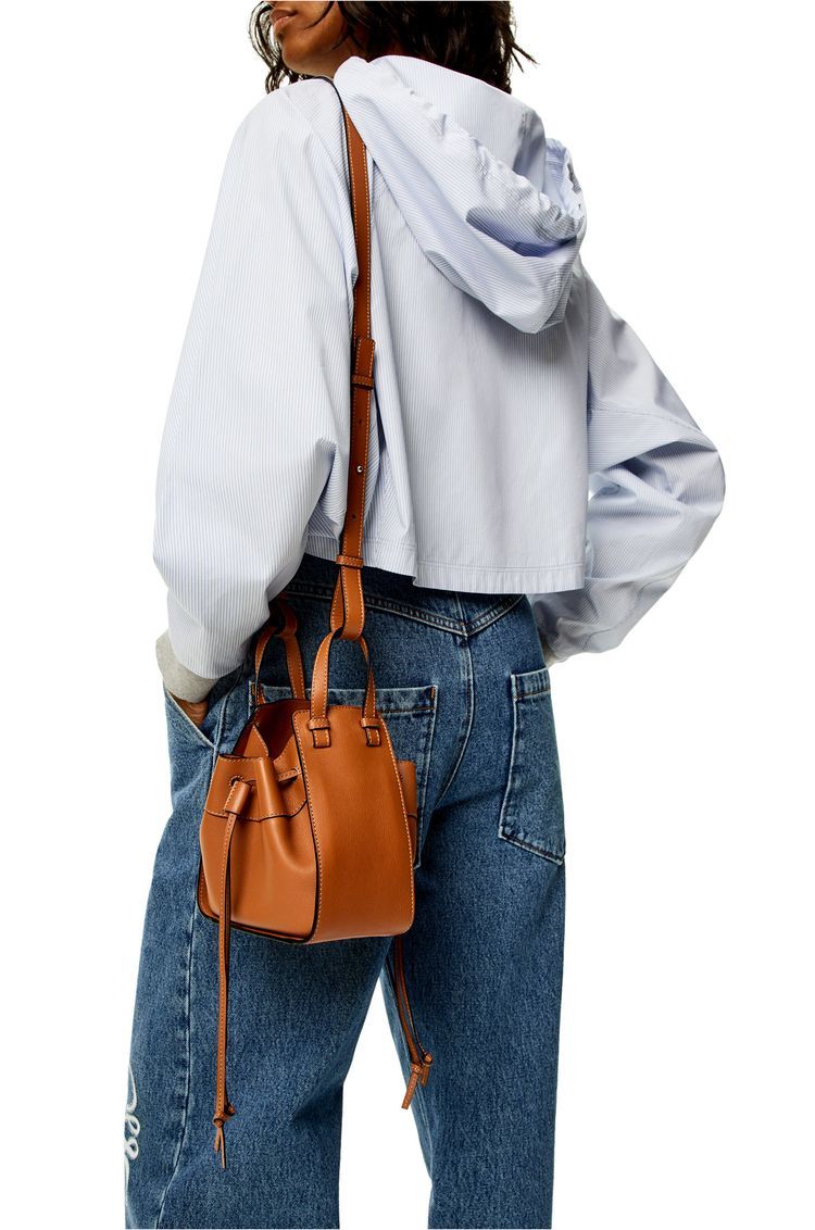 Mini Hammock drawstring in classic calfskin
