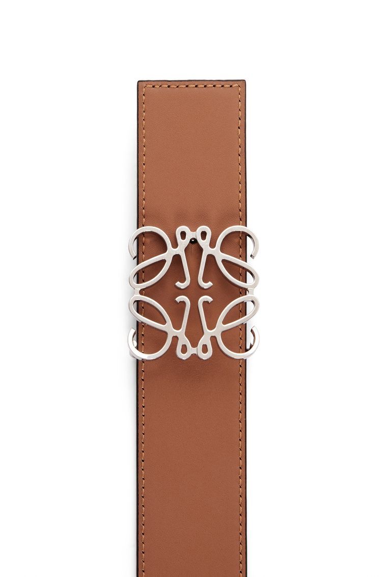 Reversible Anagram belt in smooth calfskin