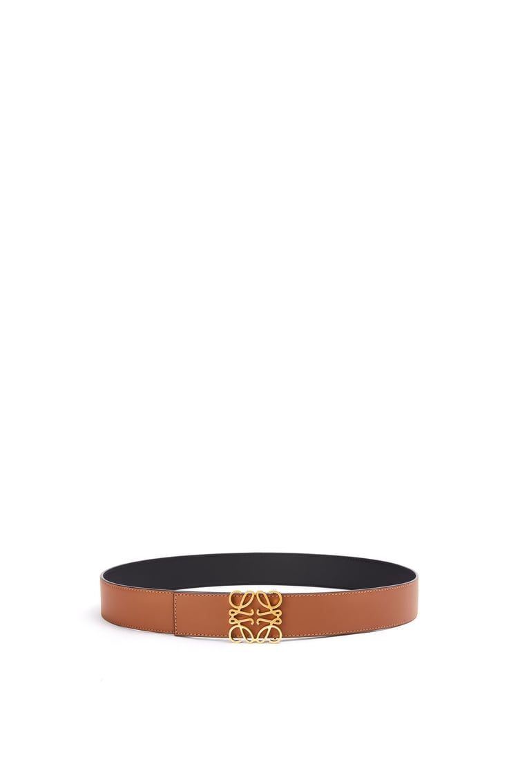 Reversible Anagram belt in smooth calfskin