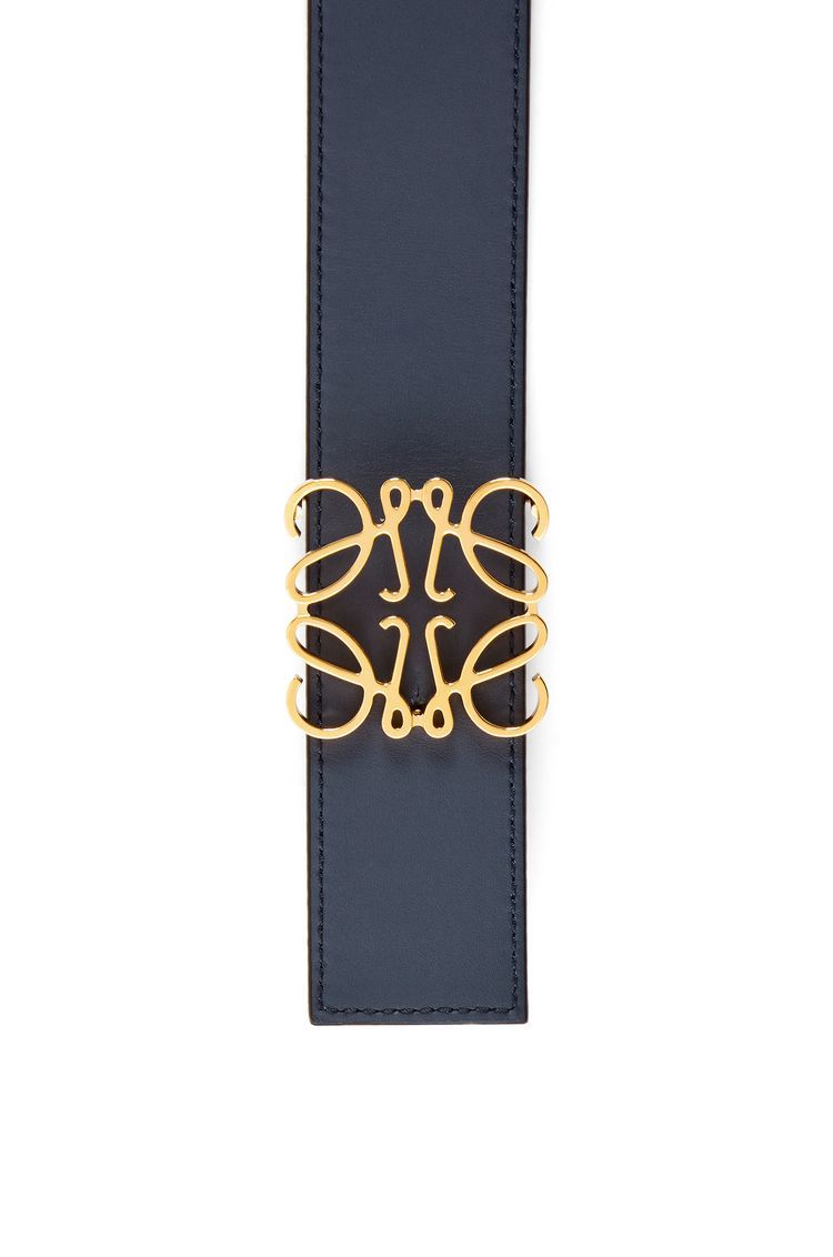 Reversible Anagram belt in smooth calfskin