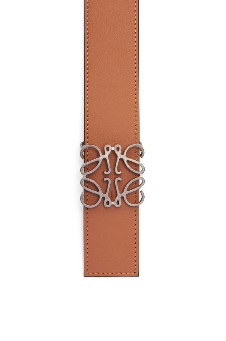 Reversible Anagram belt in smooth calfskin