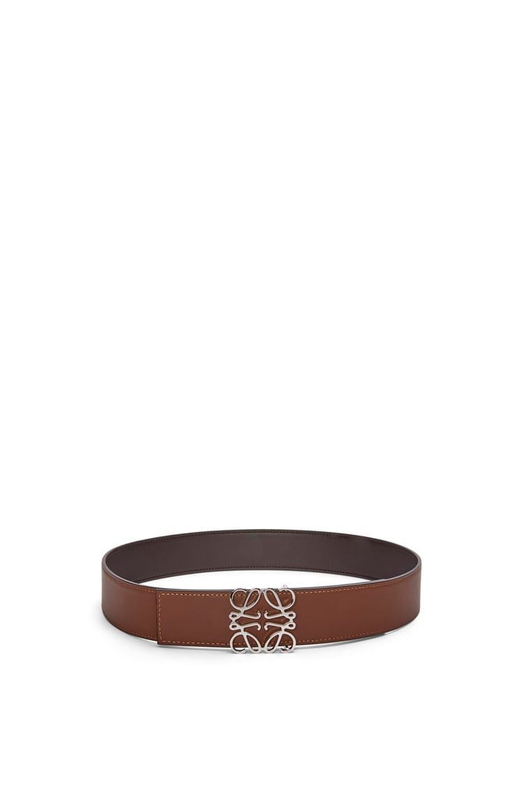 Reversible Anagram belt in smooth calfskin