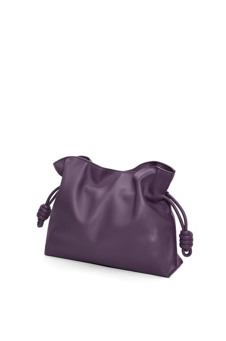 Medium Flamenco clutch in nappa calfskin