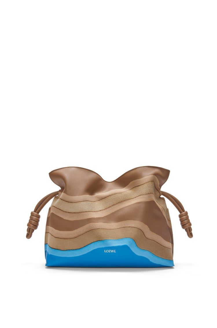 Medium Flamenco clutch in nappa calfskin