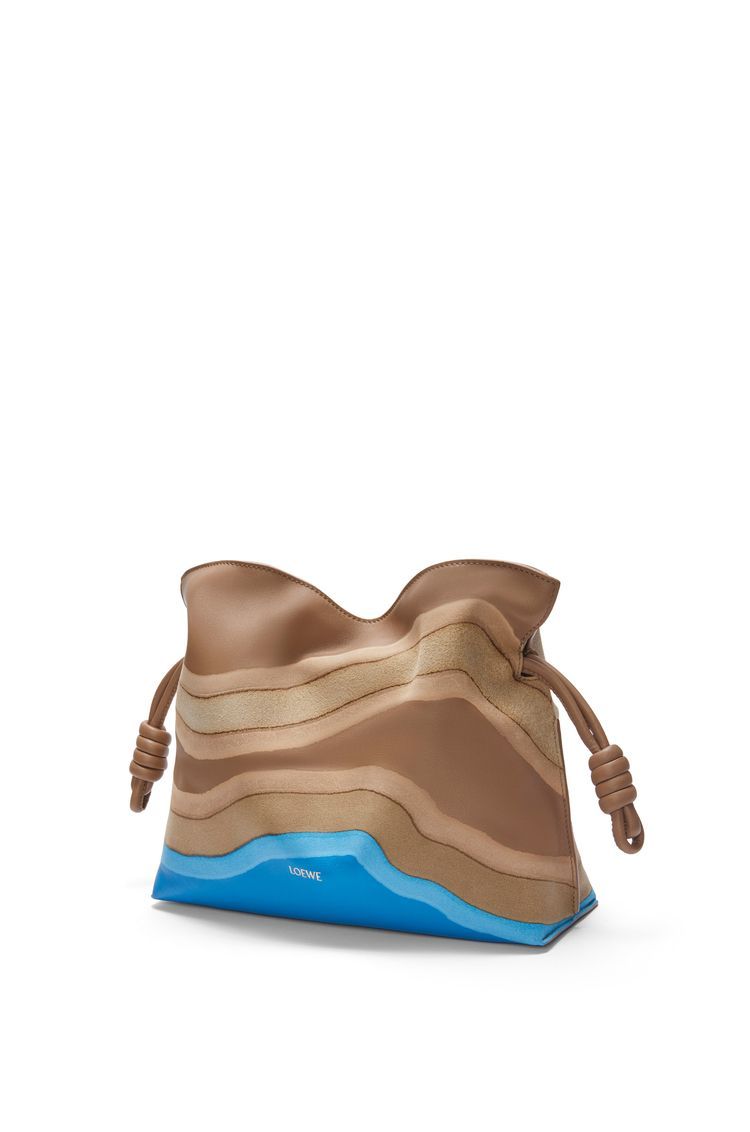 Medium Flamenco clutch in nappa calfskin