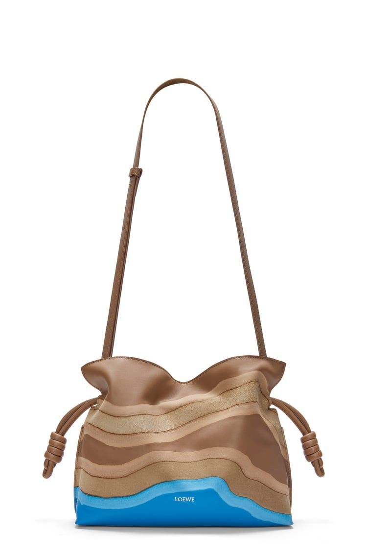 Medium Flamenco clutch in nappa calfskin