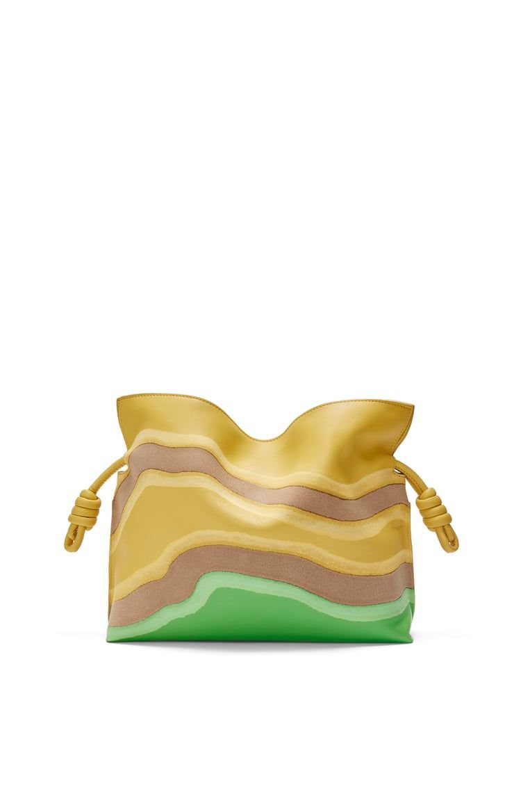 Medium Flamenco clutch in nappa calfskin